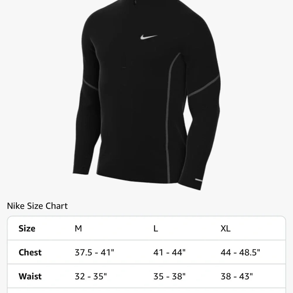 Nike Element Repel Therma-FIT Men's Running Half Zip Jacket Black Large NWT